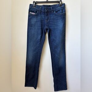 Diesel Jeans Liv Women Size 29 (32 X 31.5) Vintage Y2K Low-Rise Stretch